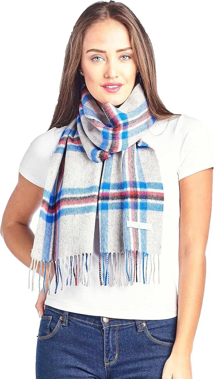 100% Lambswool wool Men and Women Solid Pashmina Scarf