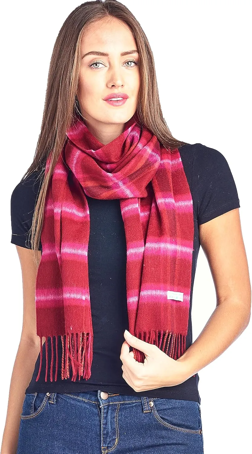 100% Lambswool wool Men and Women Solid Pashmina Scarf