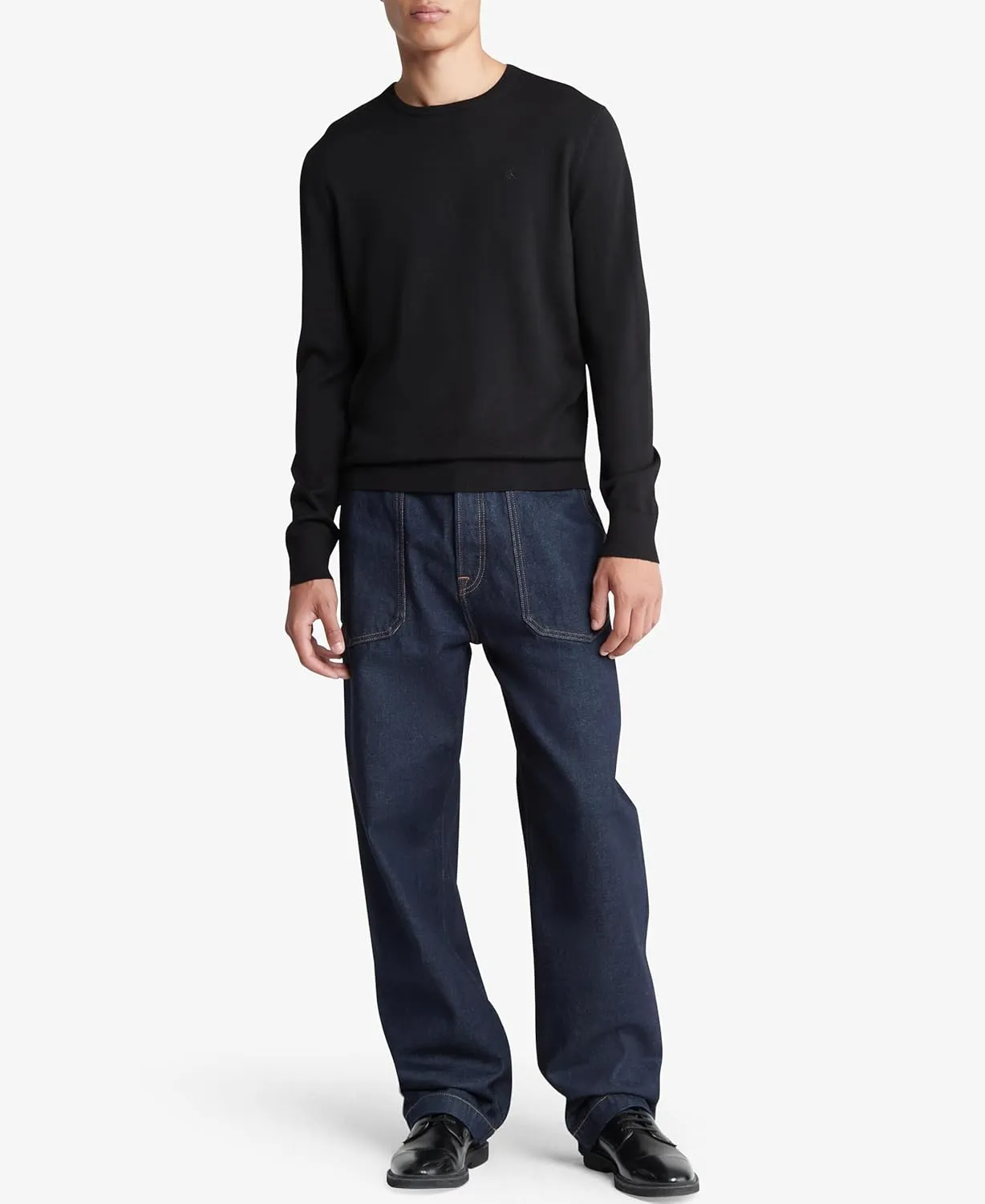 Calvin Klein Men's Extra Fine Merino Wool Sweater