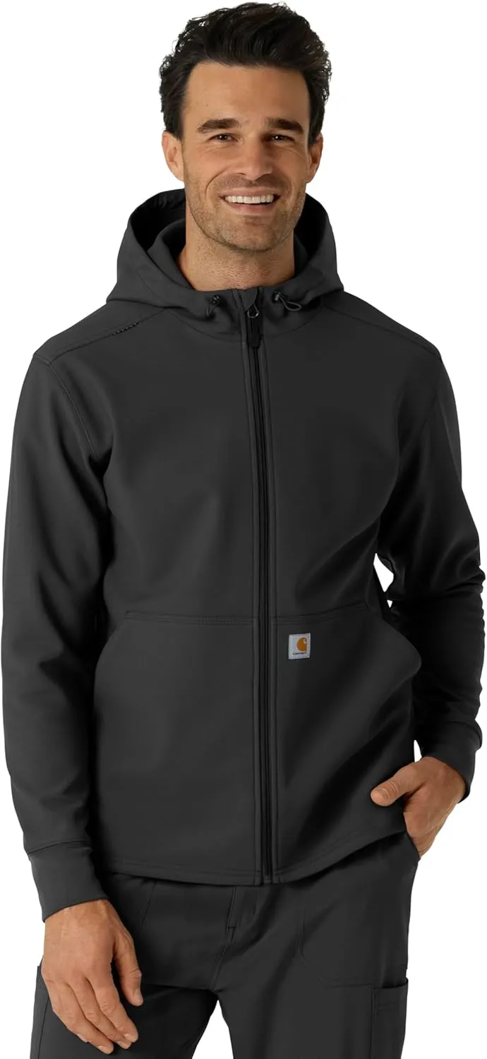 Carhartt Scrubs C84023 Rugged Flex Modern Fit Bonded Fleece Hoodie