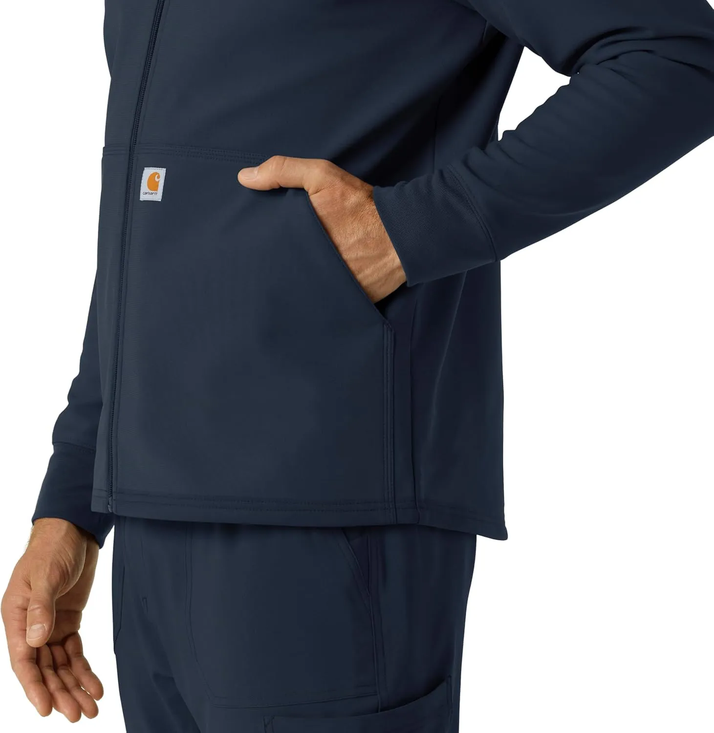 Carhartt Scrubs C84023 Rugged Flex Modern Fit Bonded Fleece Hoodie