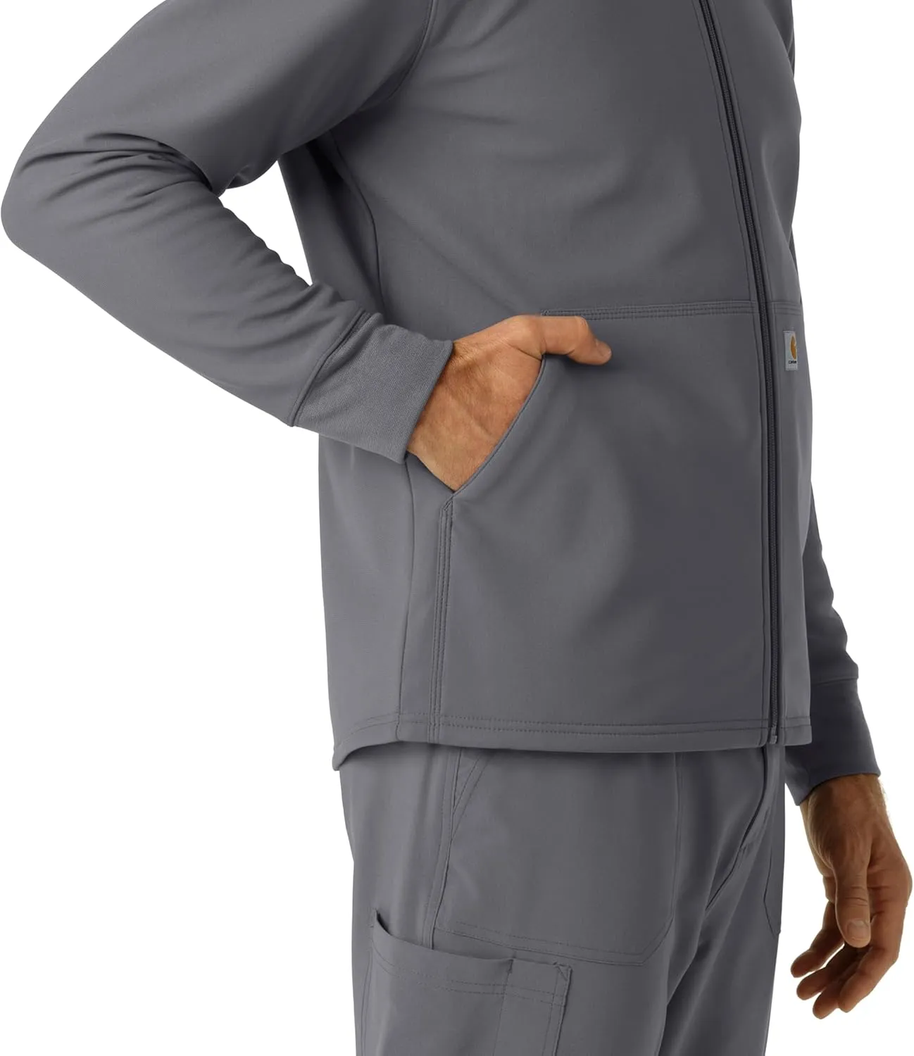 Carhartt Scrubs C84023 Rugged Flex Modern Fit Bonded Fleece Hoodie