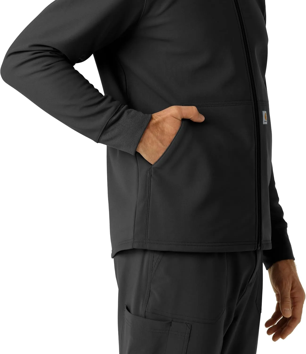 Carhartt Scrubs C84023 Rugged Flex Modern Fit Bonded Fleece Hoodie