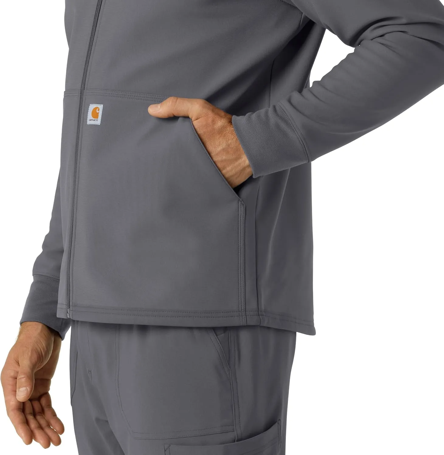 Carhartt Scrubs C84023 Rugged Flex Modern Fit Bonded Fleece Hoodie