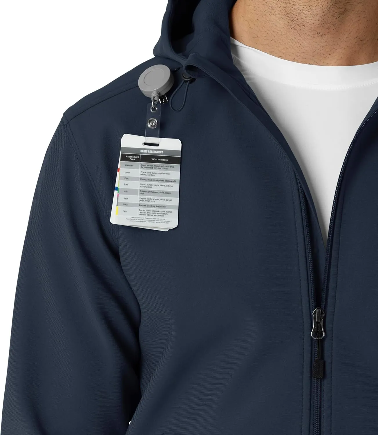 Carhartt Scrubs C84023 Rugged Flex Modern Fit Bonded Fleece Hoodie