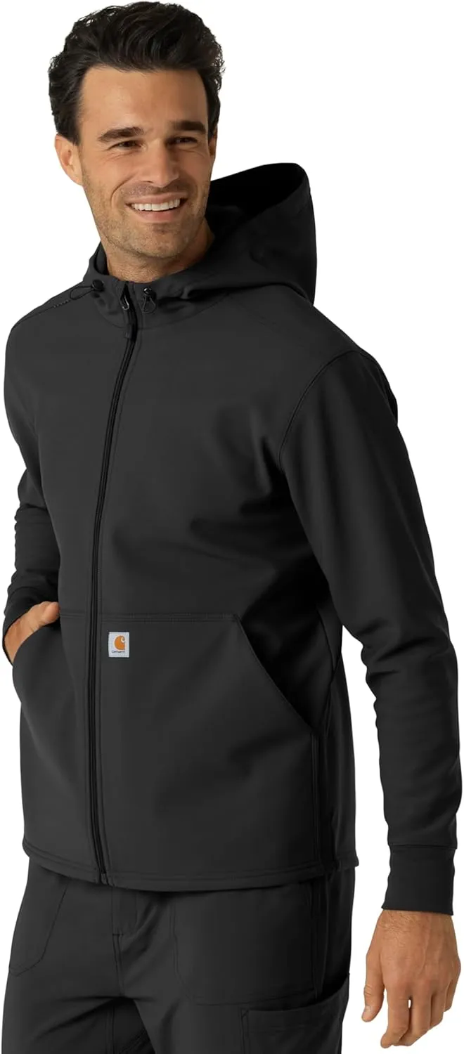 Carhartt Scrubs C84023 Rugged Flex Modern Fit Bonded Fleece Hoodie