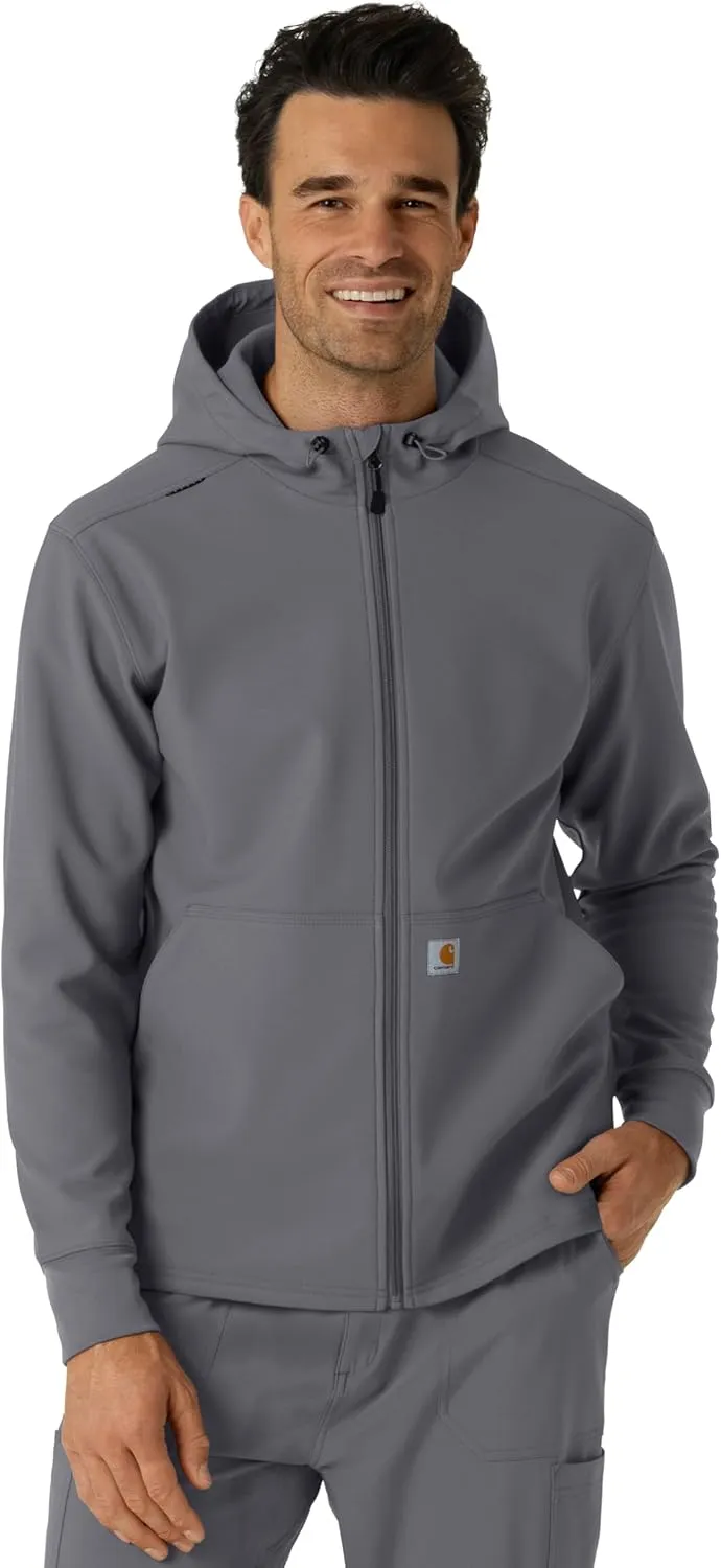 Carhartt Scrubs C84023 Rugged Flex Modern Fit Bonded Fleece Hoodie