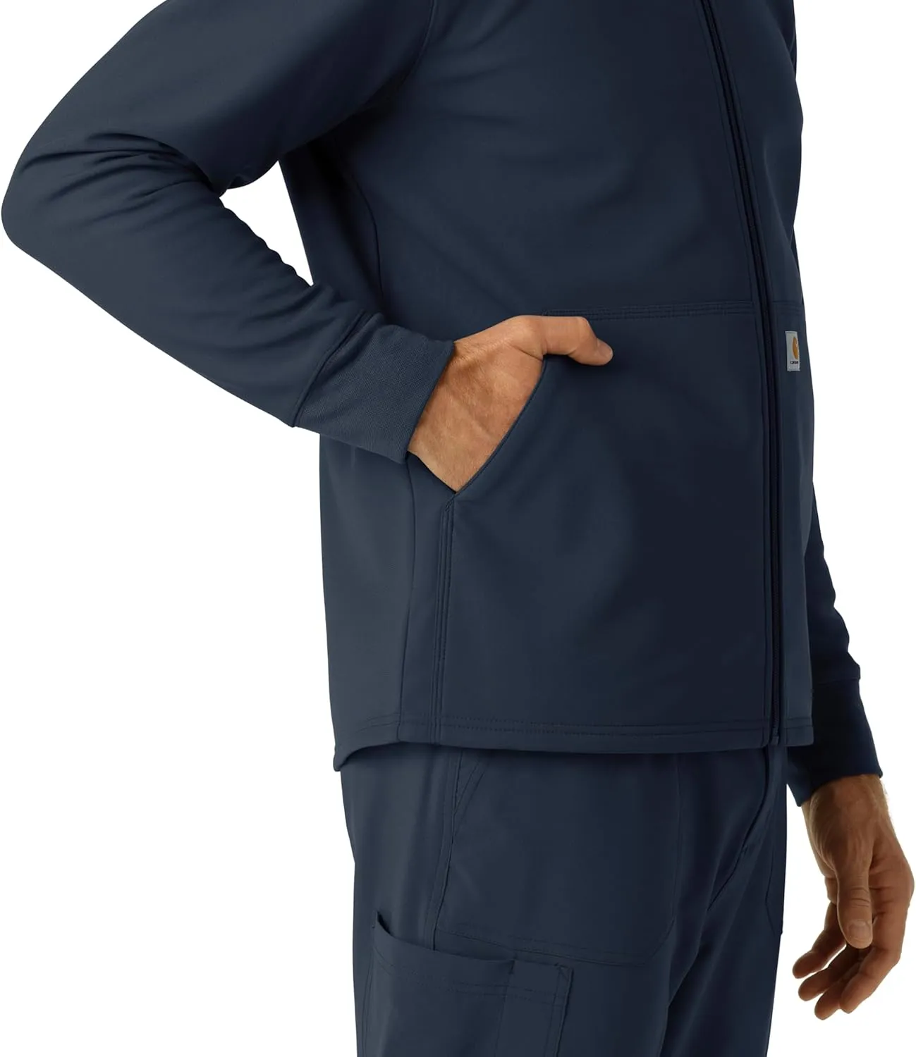 Carhartt Scrubs C84023 Rugged Flex Modern Fit Bonded Fleece Hoodie