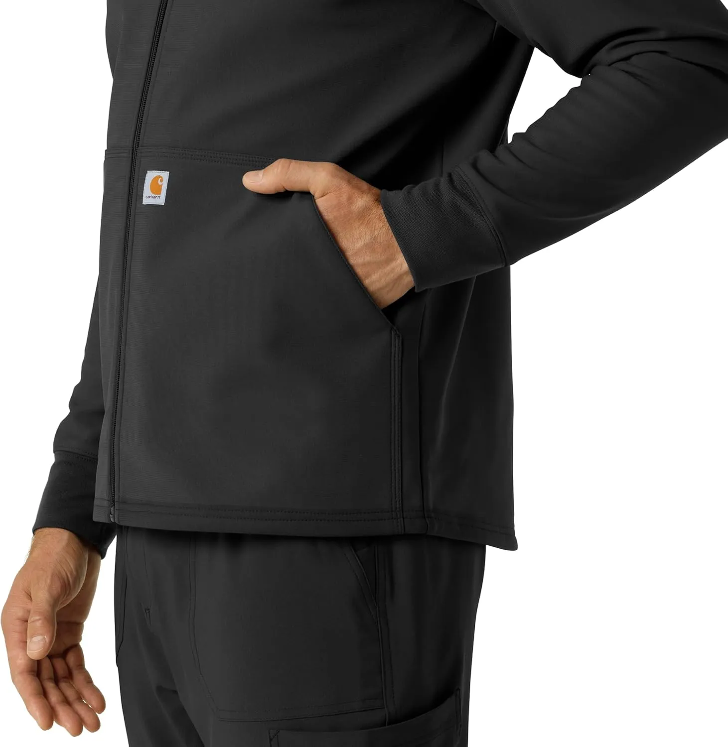 Carhartt Scrubs C84023 Rugged Flex Modern Fit Bonded Fleece Hoodie