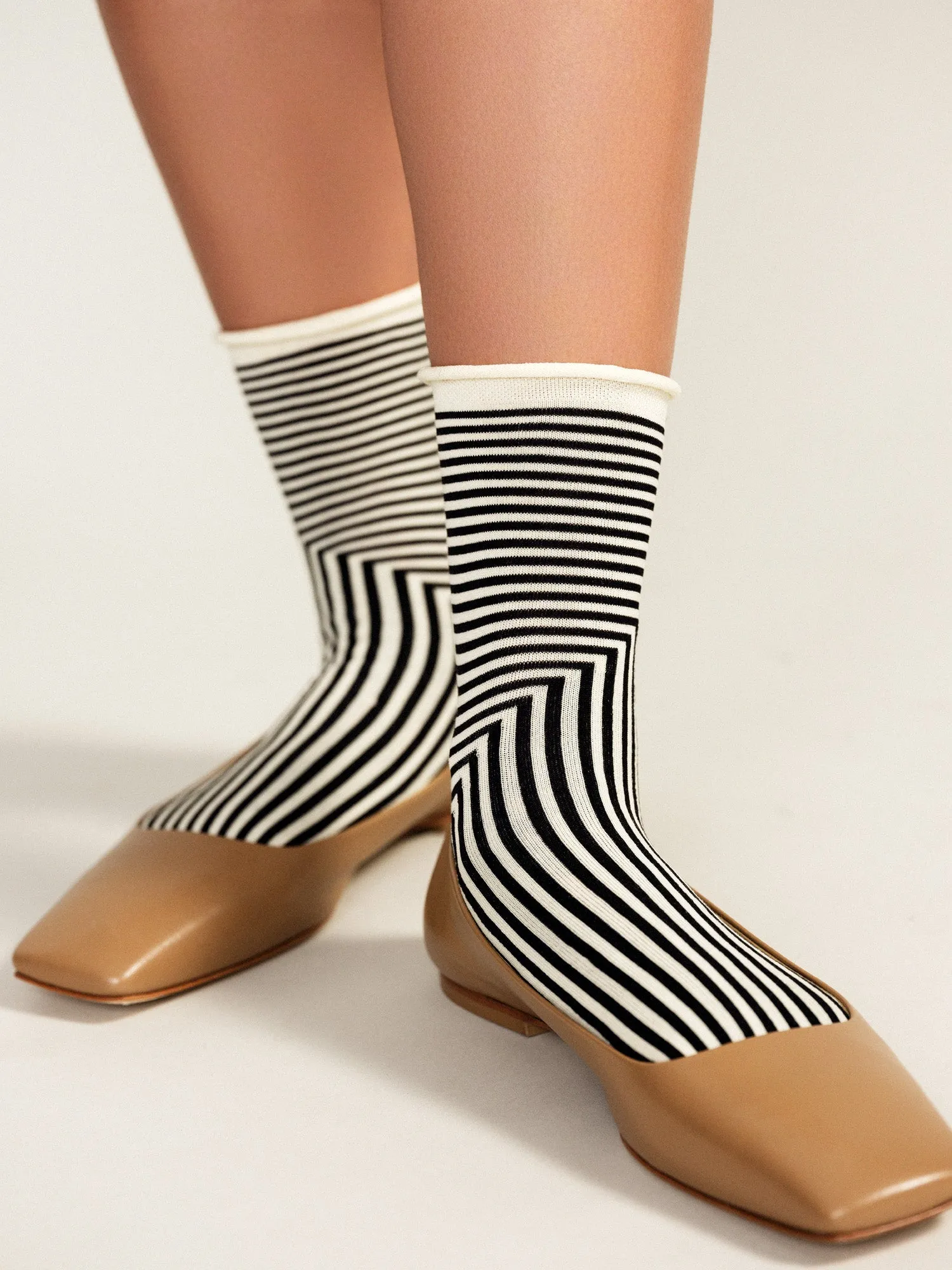 Corbusier Crew Sock - Black