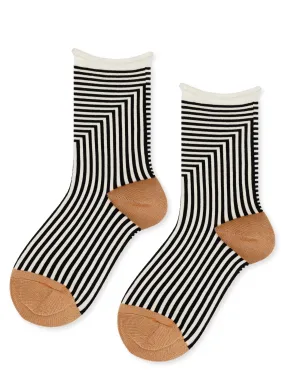 Corbusier Crew Sock - Black