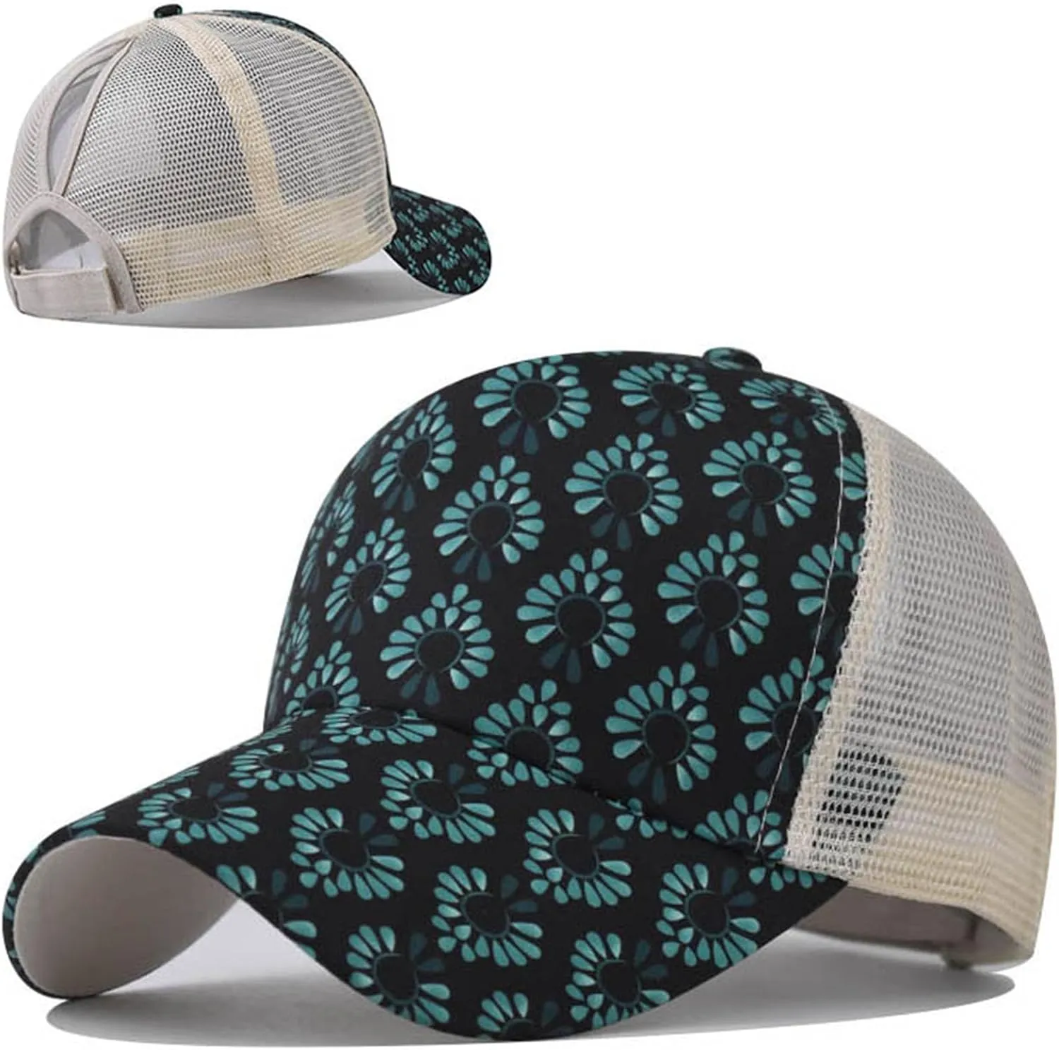 Fashion Style Ponytail Top Hats for Women Baseball Caps High Messy Bun Caps Ponycaps Dad Hats
