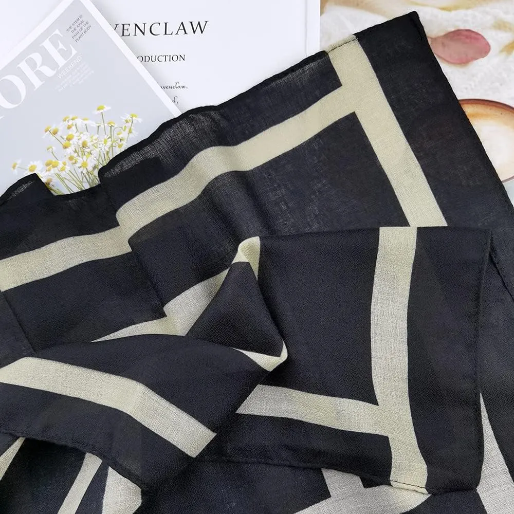 FINIZO Women's Scarves Lady Light Soft Fashion Solid Scarf Wrap Shawl for All Season