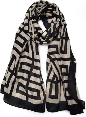 FINIZO Women's Scarves Lady Light Soft Fashion Solid Scarf Wrap Shawl for All Season
