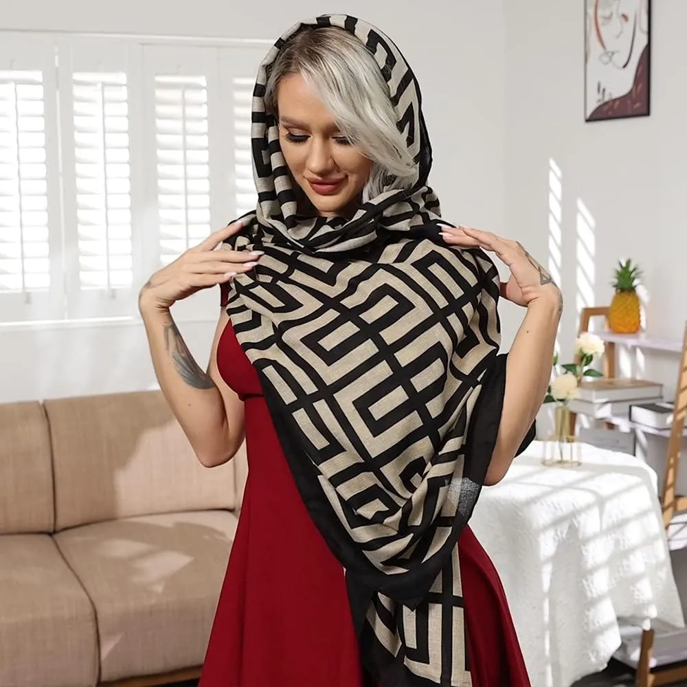 FINIZO Women's Scarves Lady Light Soft Fashion Solid Scarf Wrap Shawl for All Season