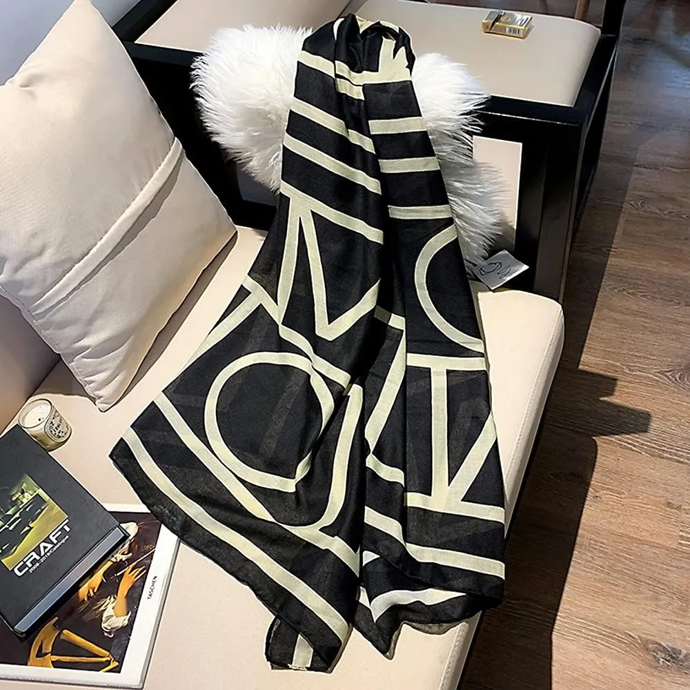FINIZO Women's Scarves Lady Light Soft Fashion Solid Scarf Wrap Shawl for All Season