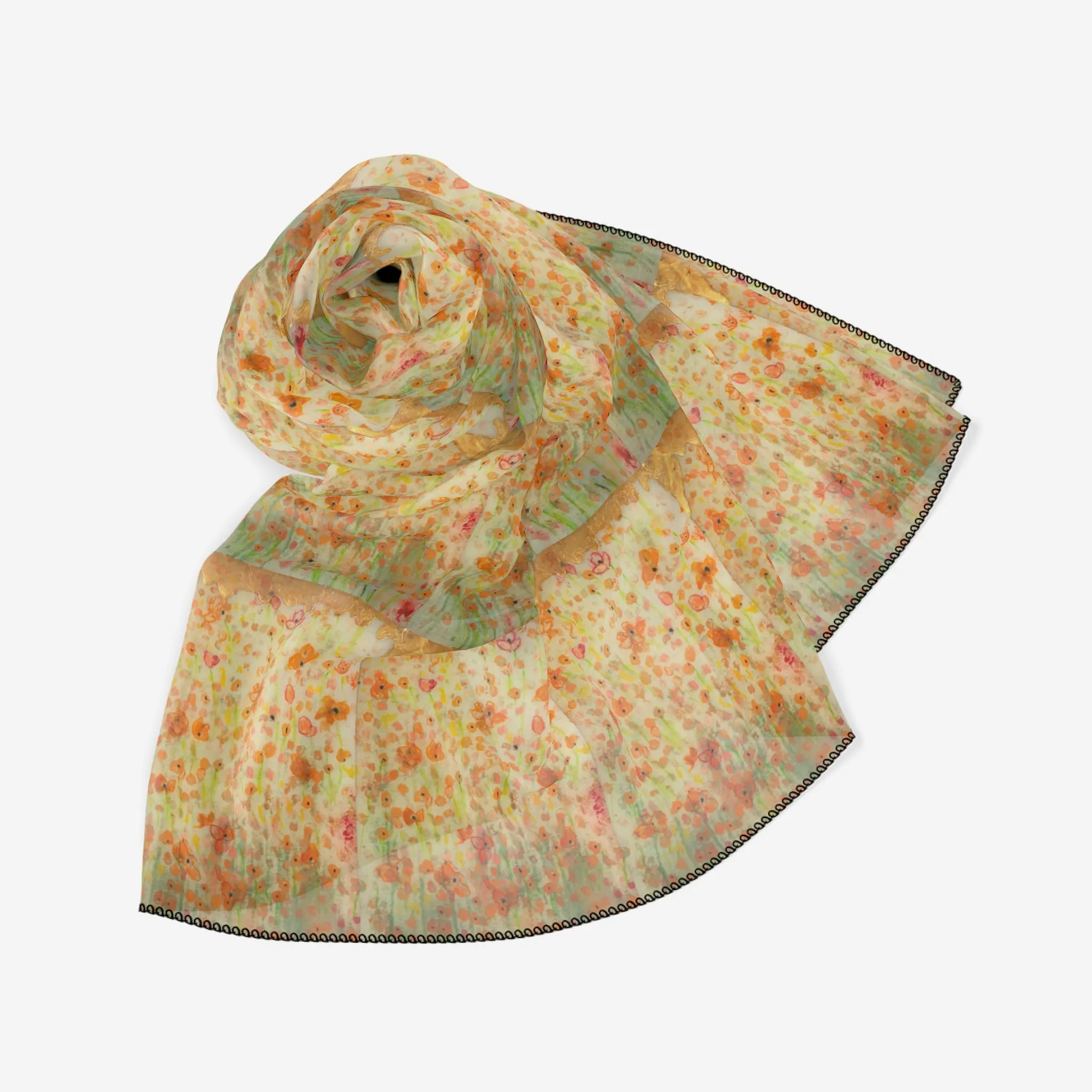 Honey Chiffon Scarf