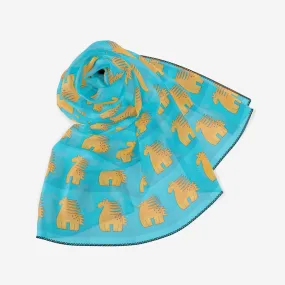 Horse Chiffon Scarf