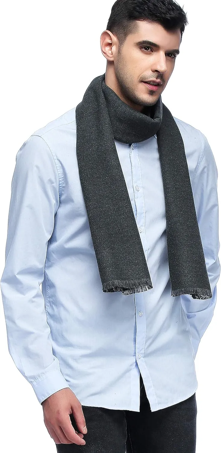 HOYAYO Mens Classic Warm Long Winter Scarf