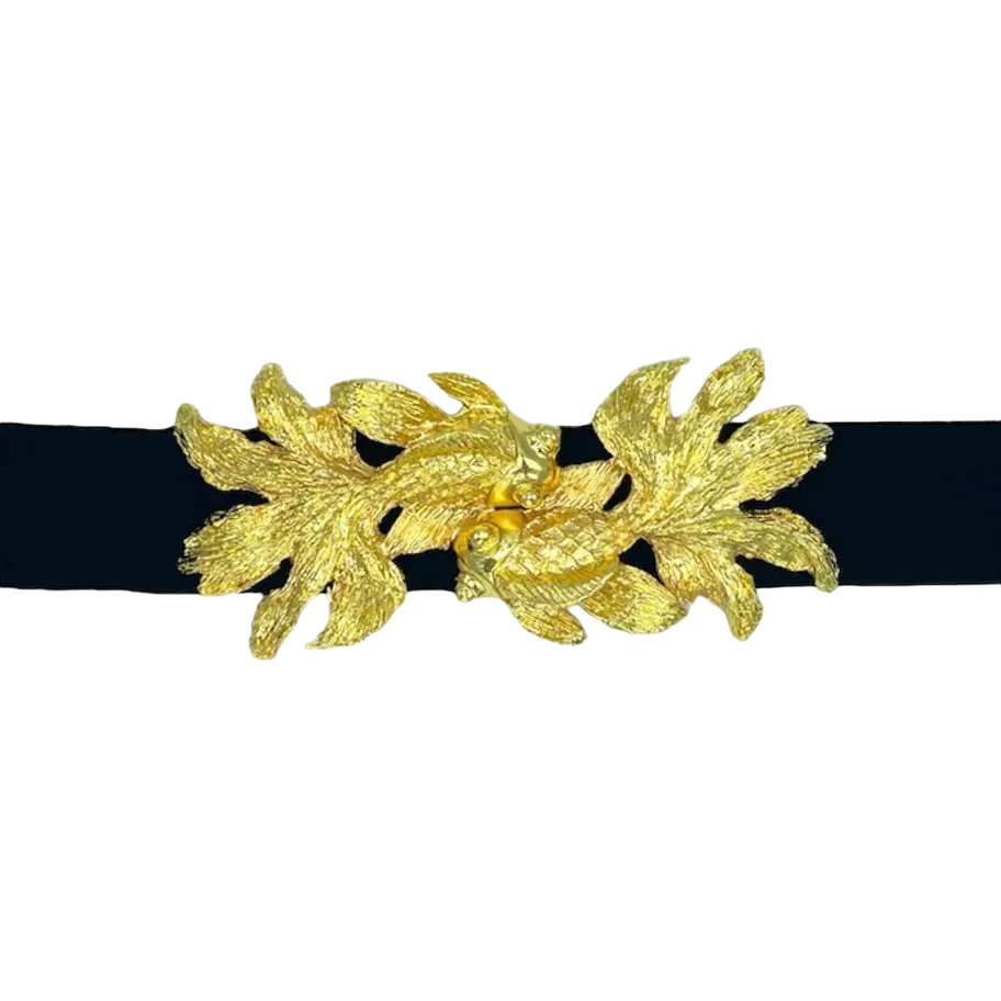 Koi Garland Belt Buckle