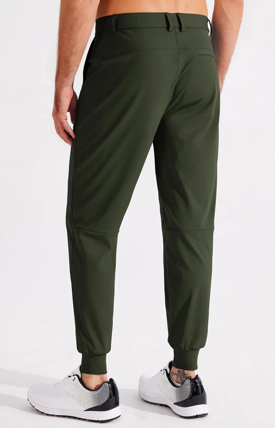 Libin Men's 4-Way Stretch Golf Joggers with Pockets, Slim Fit Sweatpants for Work Dress Pants Athletic Casual Yoga Pants