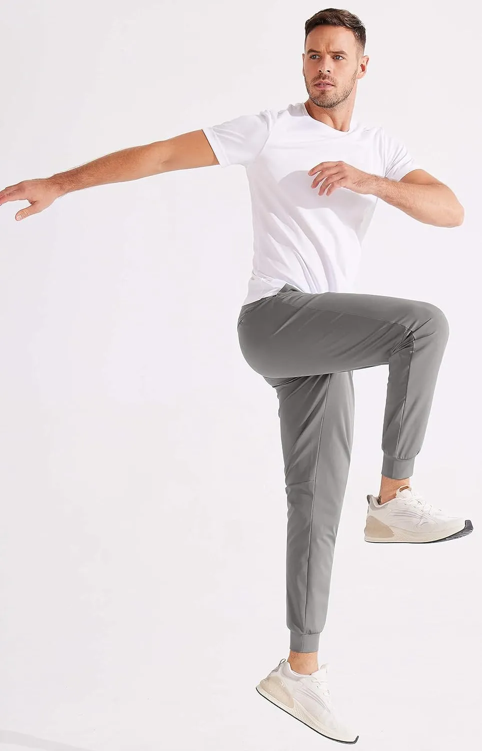 Libin Men's 4-Way Stretch Golf Joggers with Pockets, Slim Fit Sweatpants for Work Dress Pants Athletic Casual Yoga Pants