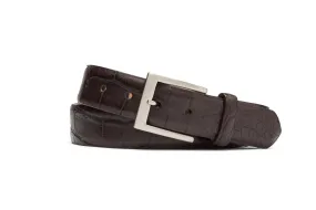 Matte American Alligator Belt