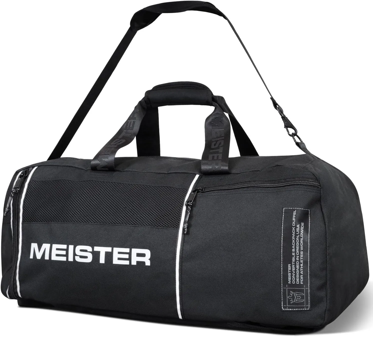 Meister Vented Convertible Duffel/Backpack Gym Bag - Ideal Carry-On