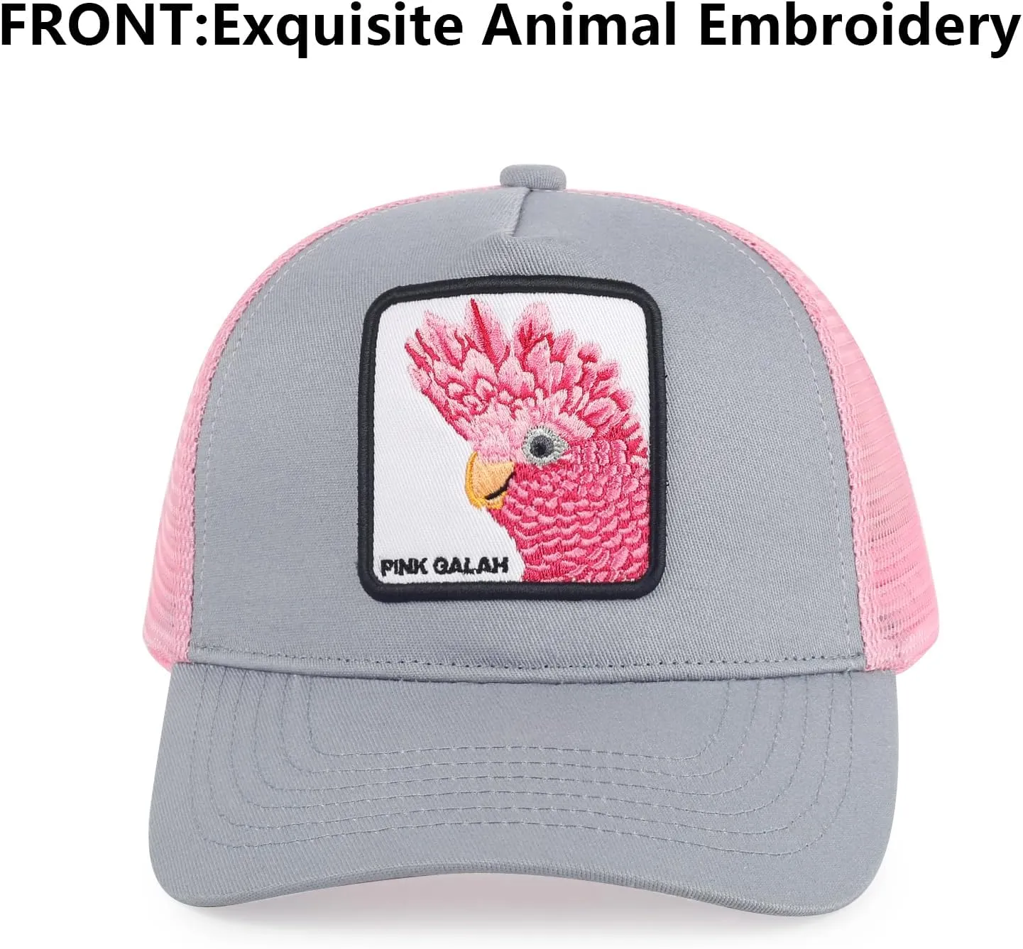 Mens Trucker Hats Mesh Snapback Animal Baseball Hats Unisex Running Sport Cap for Women Men