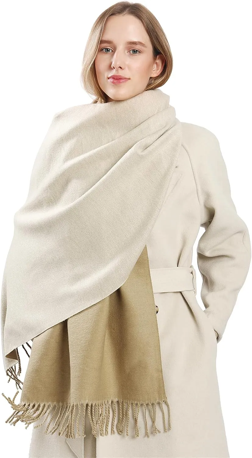Pashmina Shawl Wraps Cashmere Feel Scarves Fashion Thick Soft Scarf for Women Evening Wedding Bridesmaid Gifts