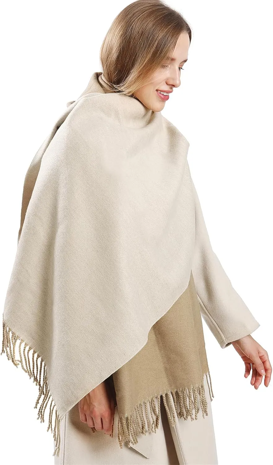 Pashmina Shawl Wraps Cashmere Feel Scarves Fashion Thick Soft Scarf for Women Evening Wedding Bridesmaid Gifts