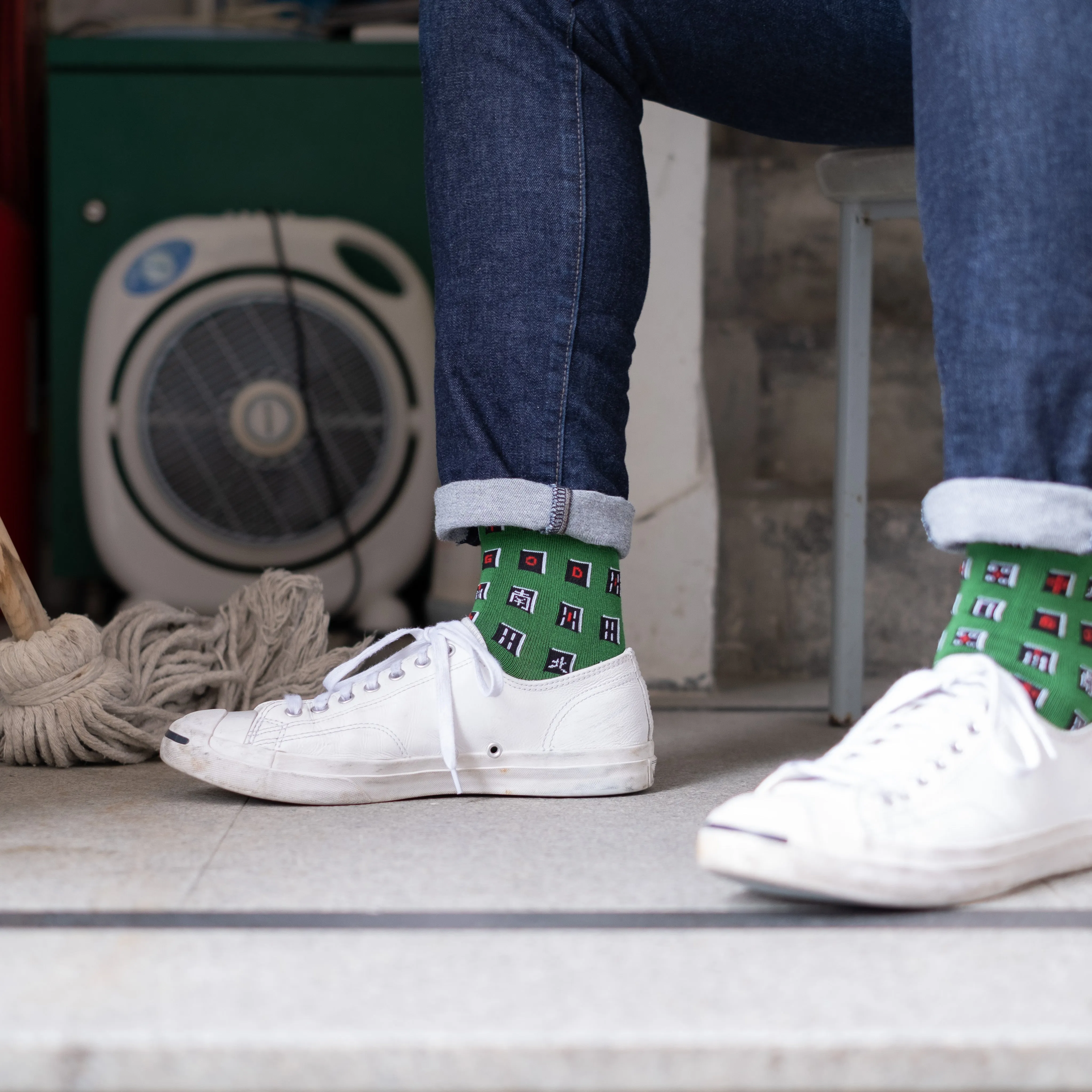 Playful Socks x GOD - Mahjong