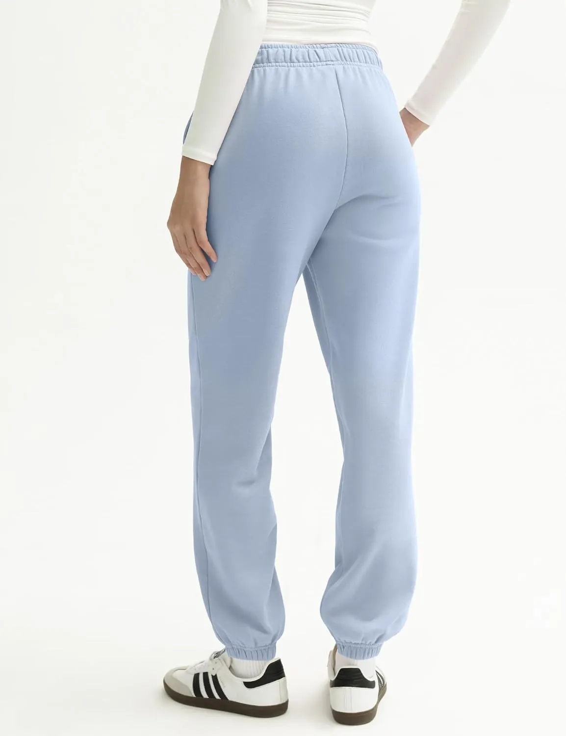 PUMIEY Women's Sweatpants High Waisted Baggy Sweat Pants Workout Casual Joggers Pants Airy Collection