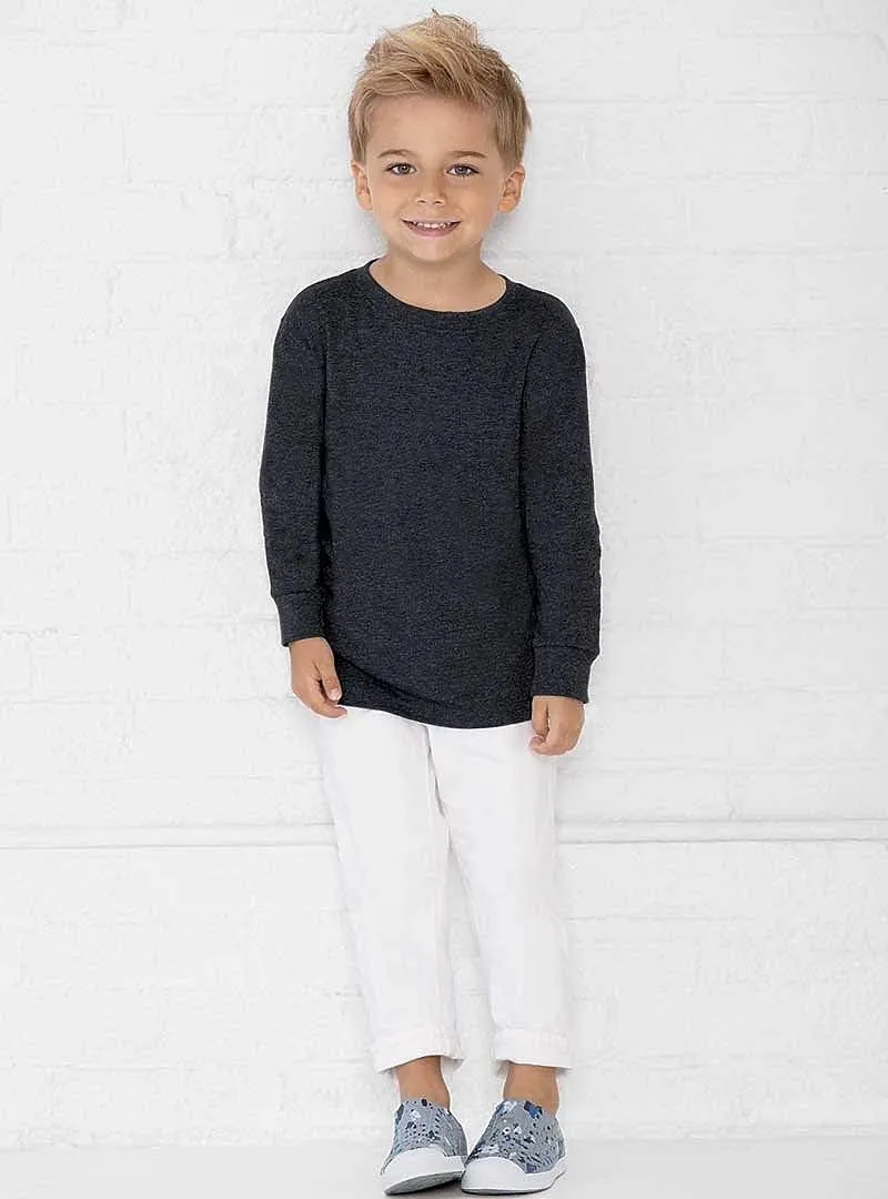 RABBIT SKINS Toddler 100% Cotton Fine Jersey Long Sleeve Tee (3302)