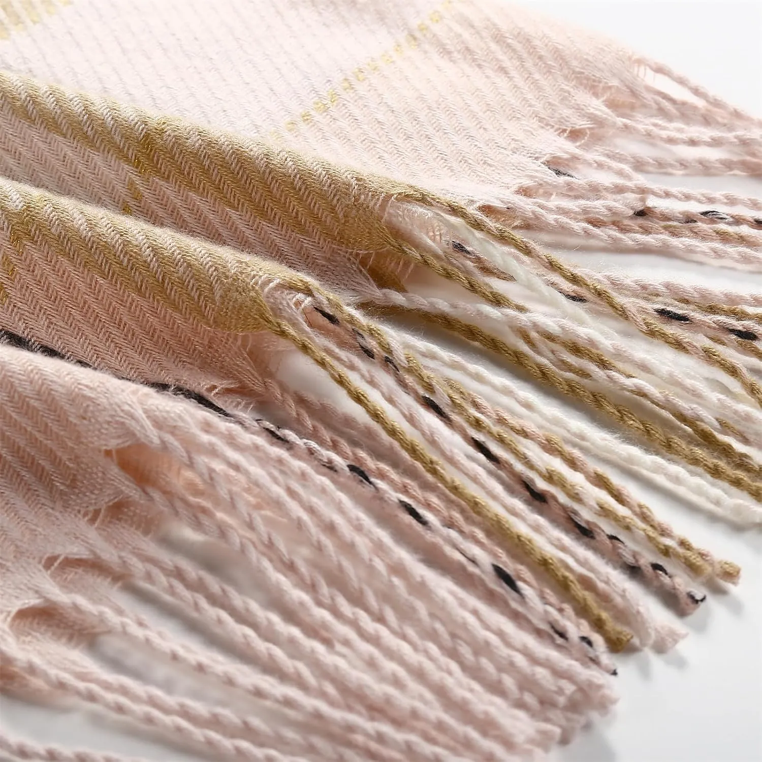 Scarf for Women Shawl Cashmere Feel Plaid Scarves Pashmina Wraps Winter Scarf for Evening Wedding Bridesmaid Gifts