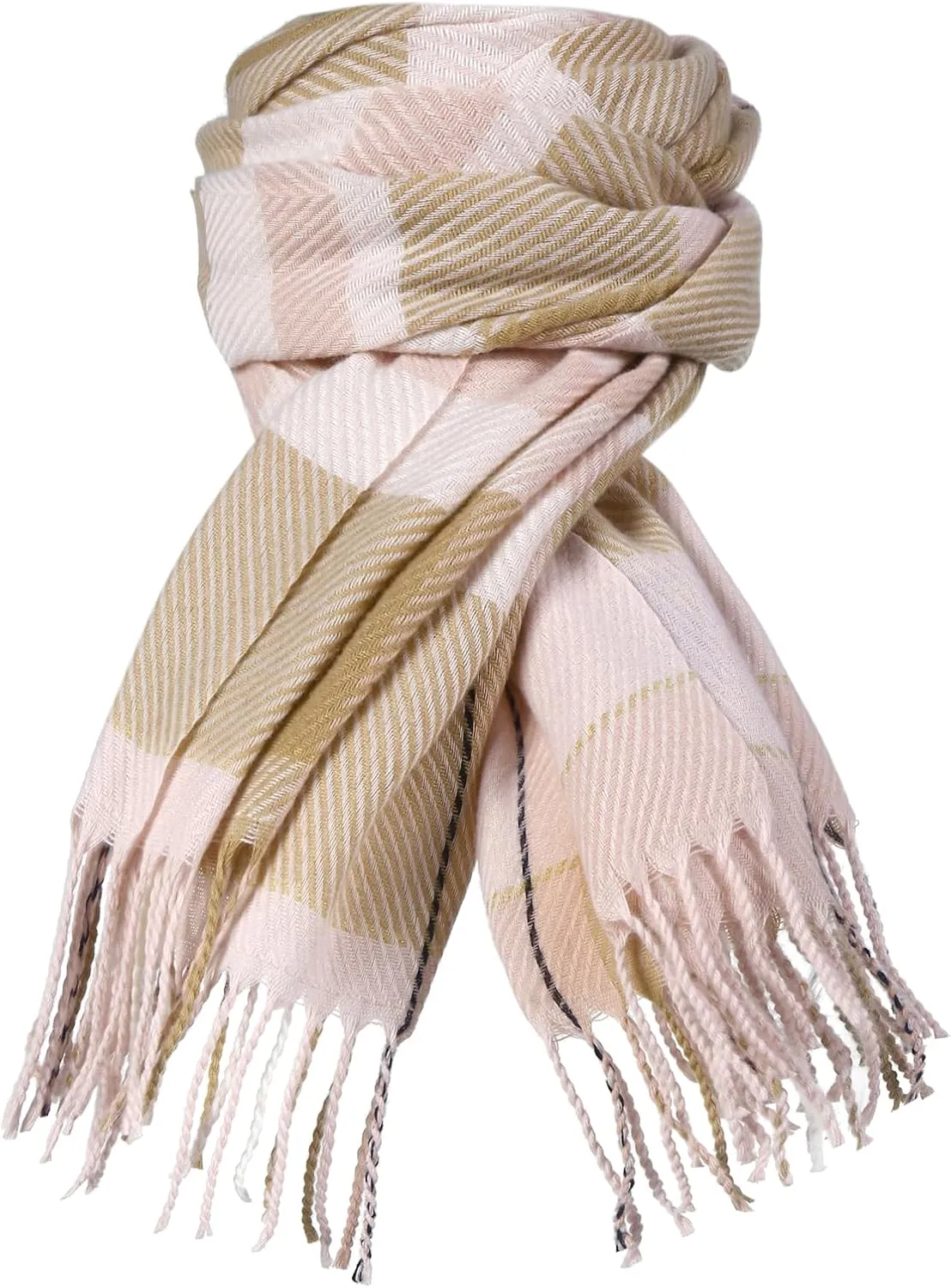 Scarf for Women Shawl Cashmere Feel Plaid Scarves Pashmina Wraps Winter Scarf for Evening Wedding Bridesmaid Gifts