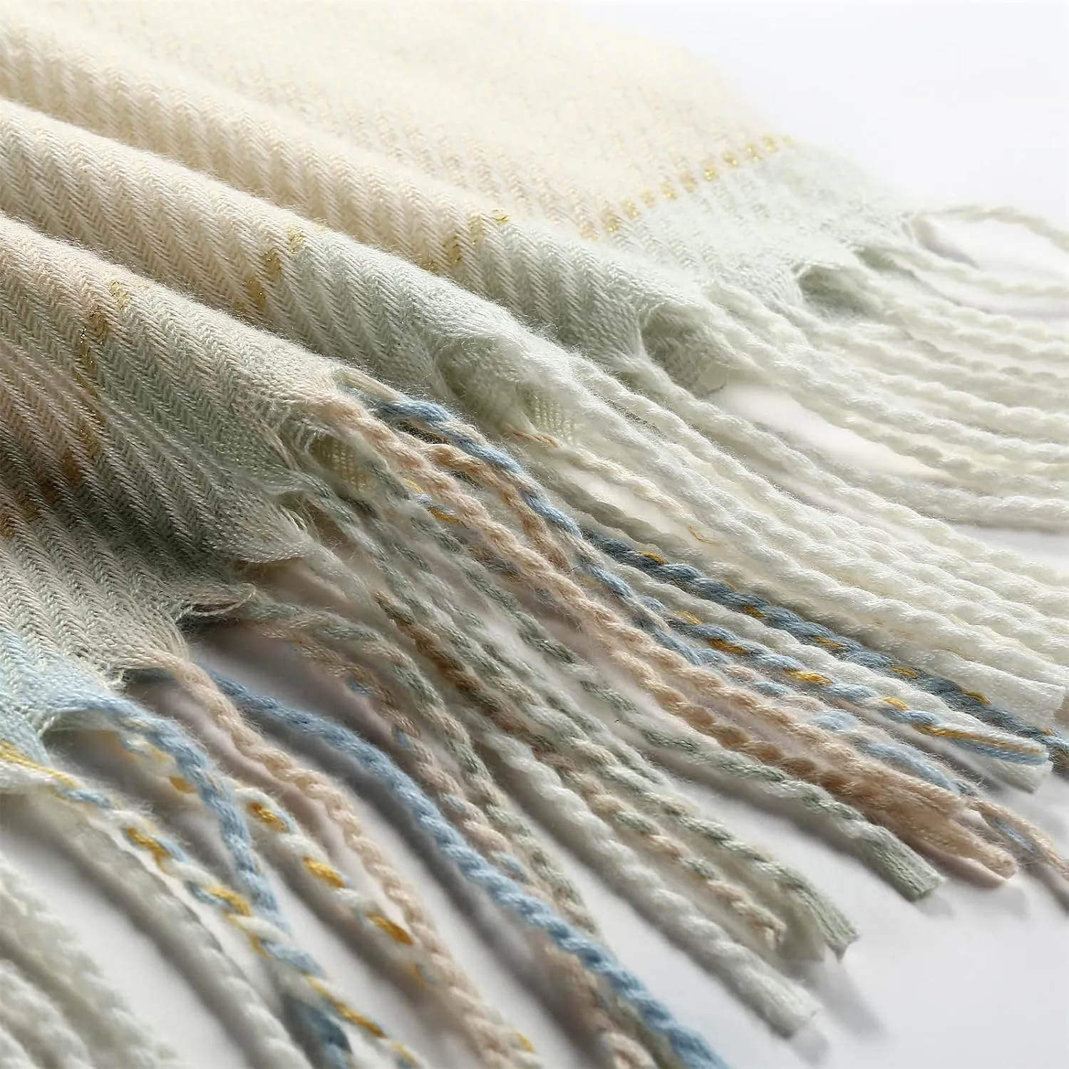 Scarf for Women Shawl Cashmere Feel Plaid Scarves Pashmina Wraps Winter Scarf for Evening Wedding Bridesmaid Gifts