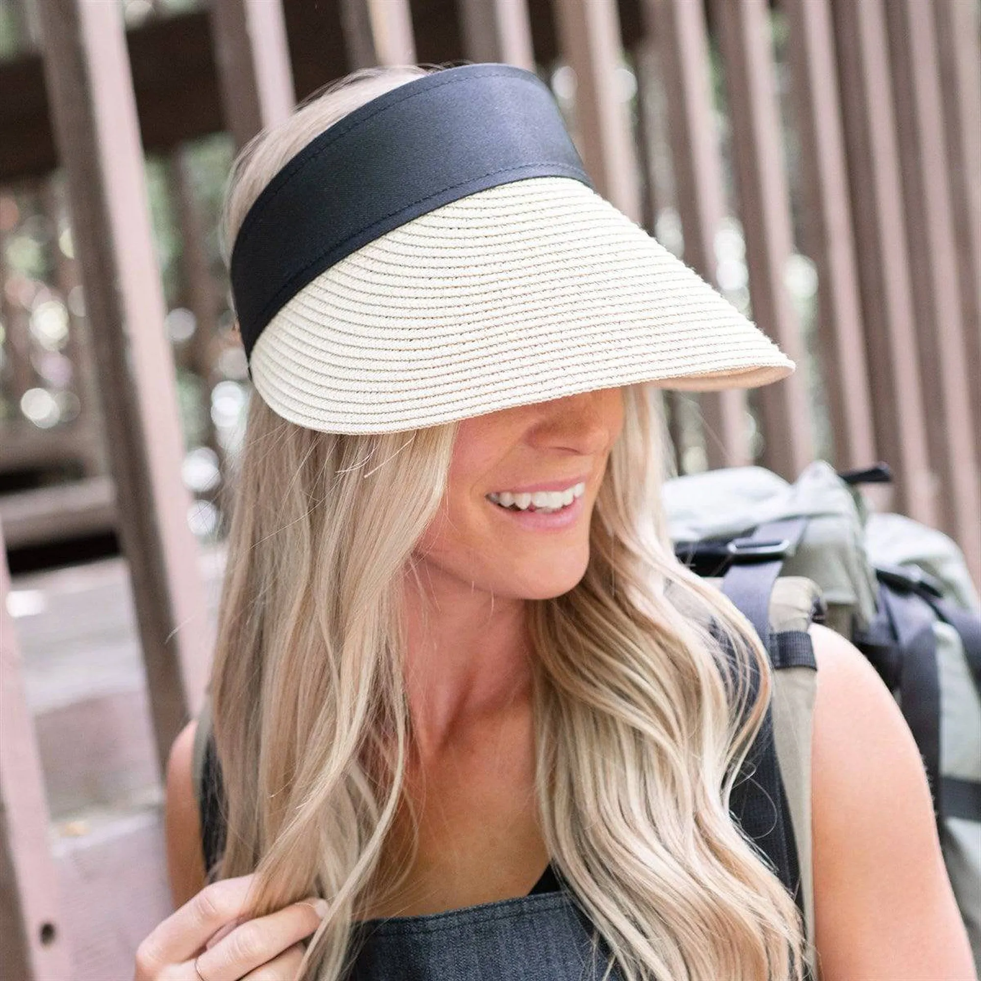 Truly Contagious Adventure Rollable Straw Visor