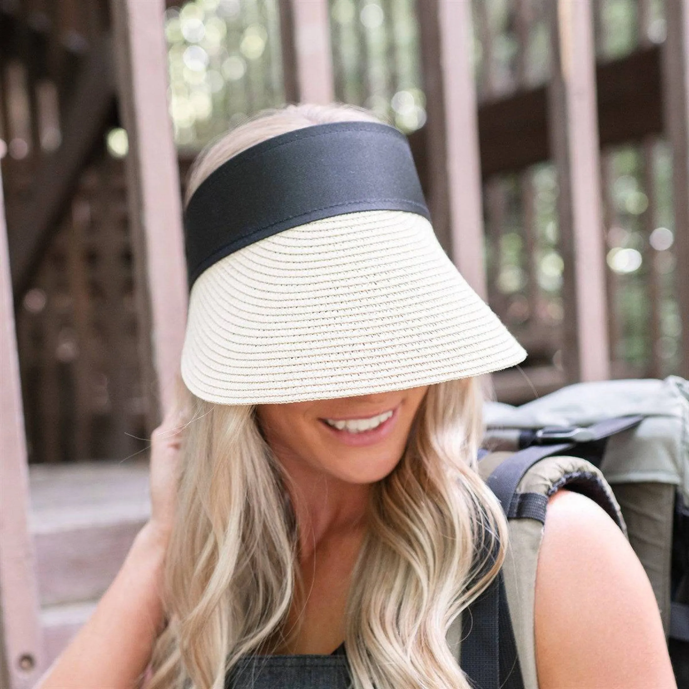 Truly Contagious Adventure Rollable Straw Visor