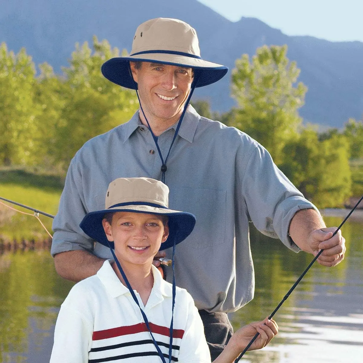 Wallaroo Hat Company Explorer Sun Hat – UV 50  Sun Protection, Wide Brim, Packable, Adjustable, Travel Outdoor Adventure Hat