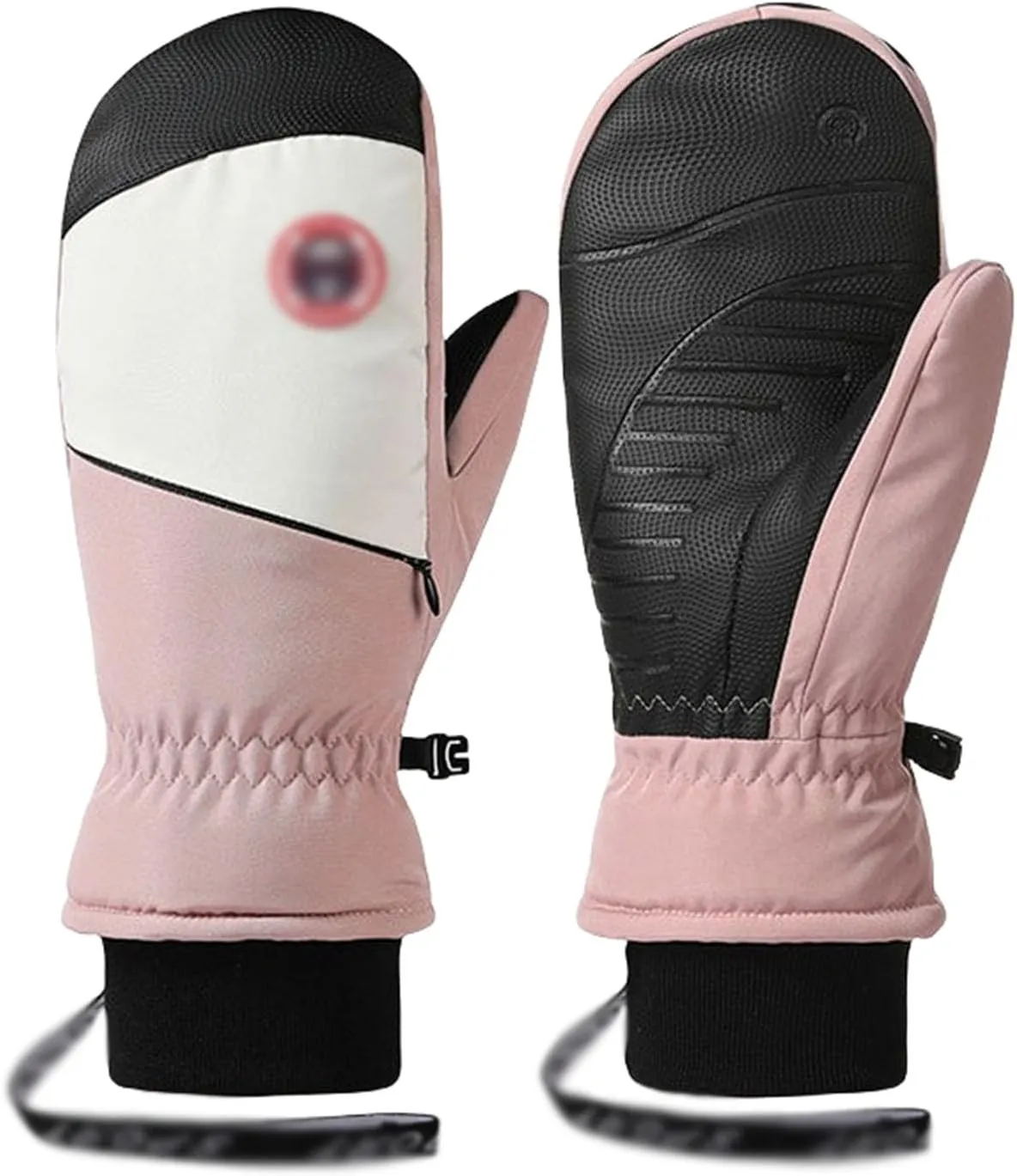 Warm Gloves for Women, Waterproof Winter Gloves, Touch Screen & Anti Slip Gloves, Thermal Gloves for Driving Cycling Hiking,1