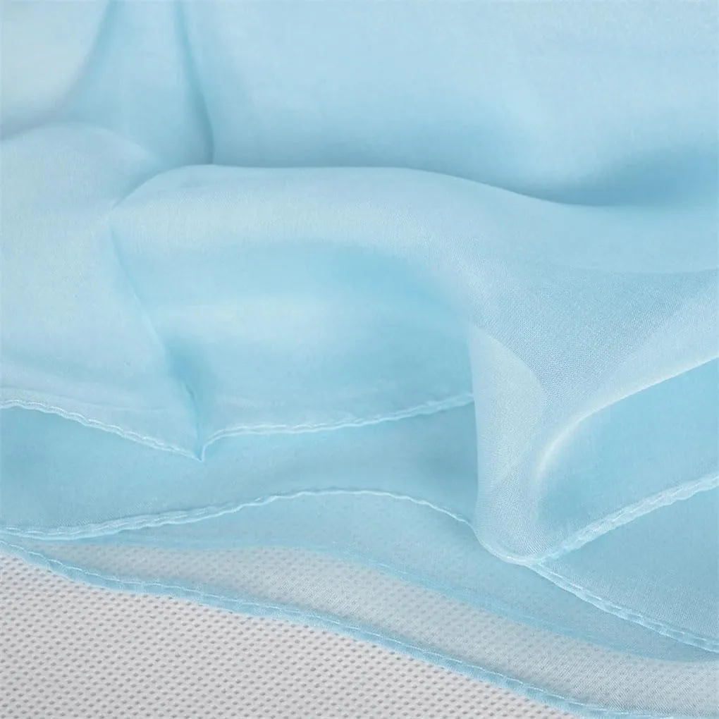 Womens Solid Casual Shawl Scarf Ladies Long Silk Scarves Wraps Scarf Cape