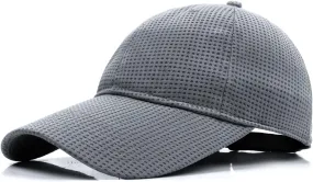 Zylioo Oversize XXL Baseball Cap,Long Brim Mesh Cap for Big Heads 22"-25",Large Summer Sun Hat