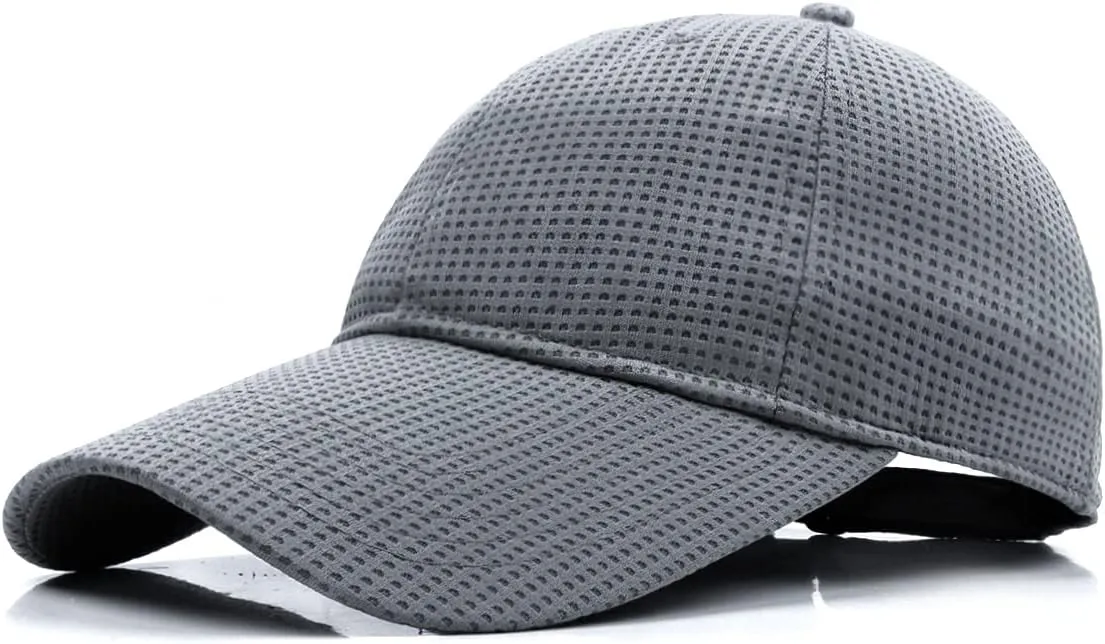 Zylioo Oversize XXL Baseball Cap,Long Brim Mesh Cap for Big Heads 22"-25",Large Summer Sun Hat