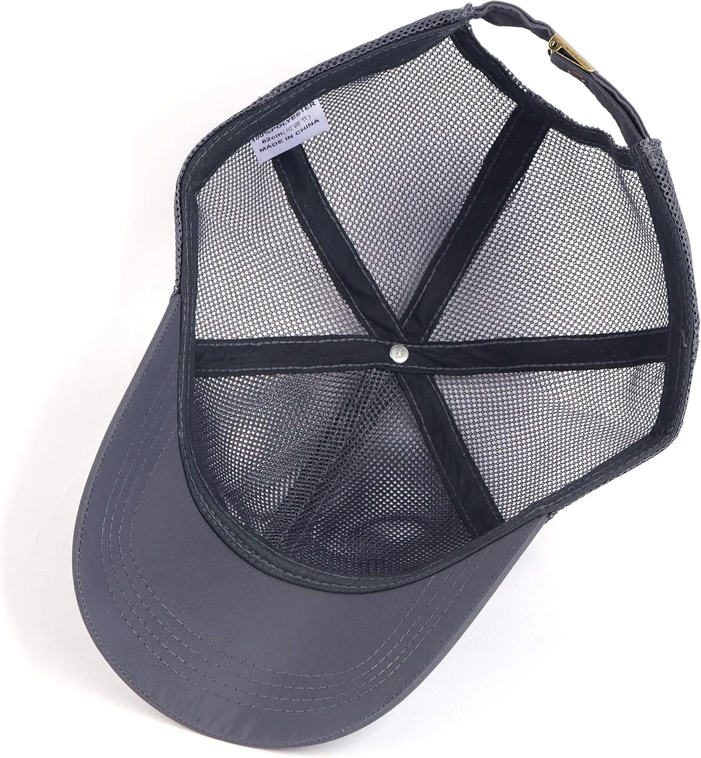Zylioo XXL Oversize Baseball Mesh Cap,Breathable Cool Running Hat,Adjustable Summer Caps for Big Heads 21.5"-25.5"